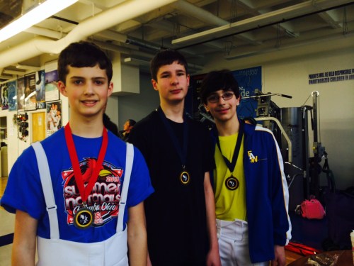 Our Y14 Men's Epee Medalists! Congratulations